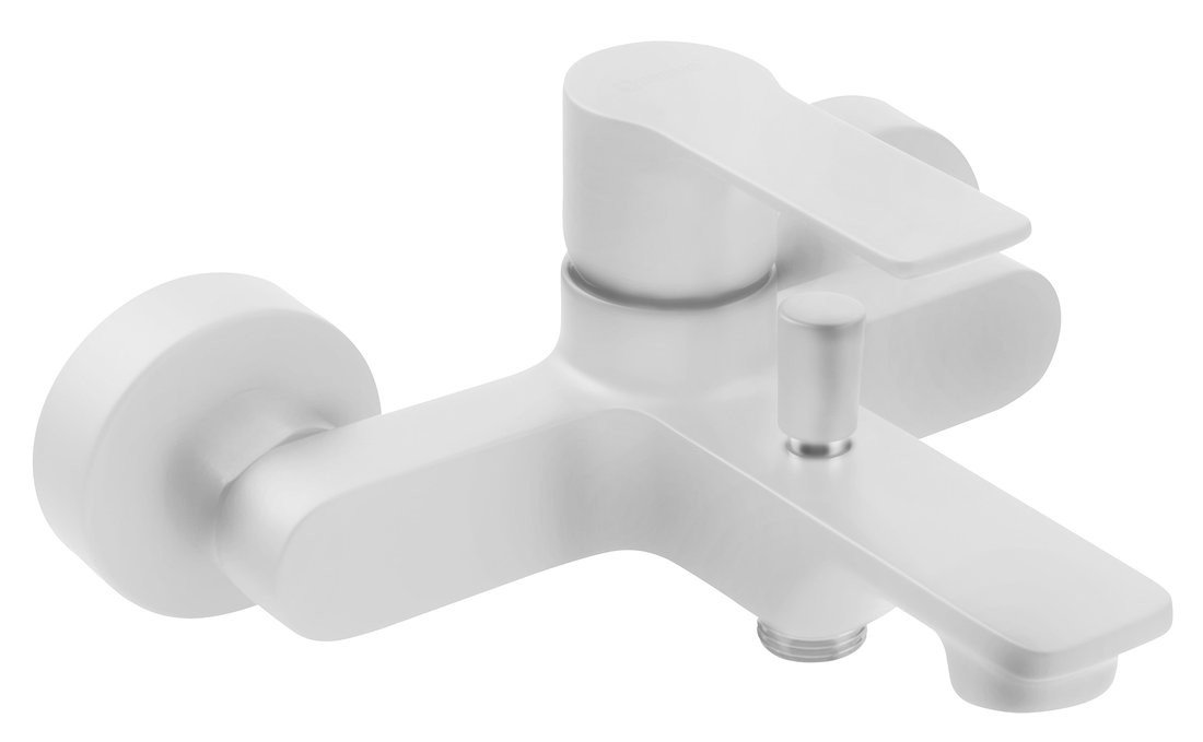 Sapho PAX nástěnná vanová baterie, bílá mat