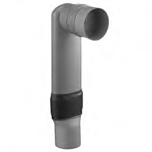 Německo Připojovací ploché koleno DN 90/90 - výška 150 - 350 mm