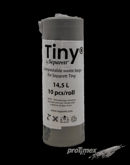 SEPARETT kompostovatelné odpadní sáčky pro toaletu Tiny - 10 ks