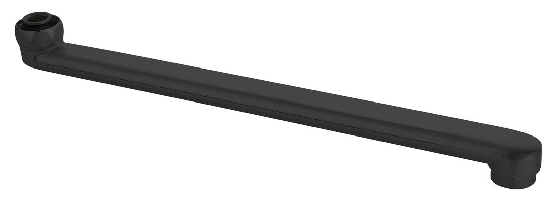Aqualine Výtokové ramínko k baterii, 220 mm, ploché, černá mat