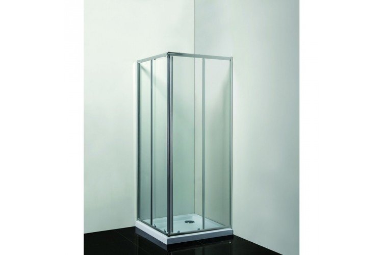 Olsen Spa Smart Randa 80 x 80 cm čtvercový posuvný sprchový kout s čirým sklem