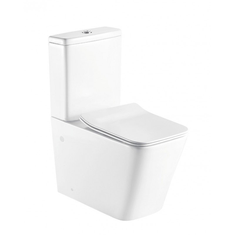 Olsen spa Kombi WC ORLO RIMLESS se SLIM sedátkem Soft-close - OLKLT2093A