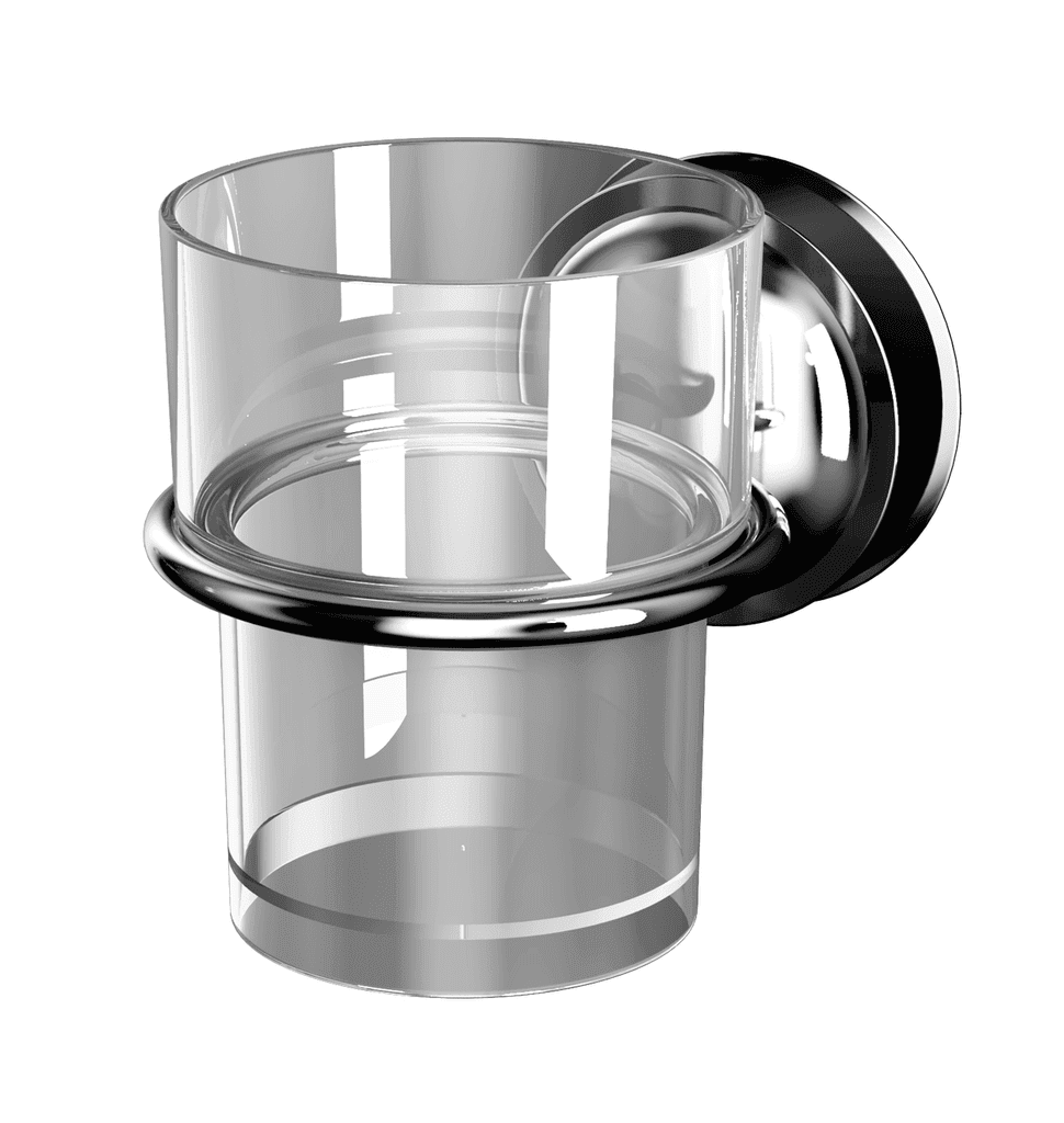 RIDDER VACUUM SYSTEM 1 - 12030000 Držák s kelímkem - chrom š. 65 mm, v. 95 mm, hl. 127 mm