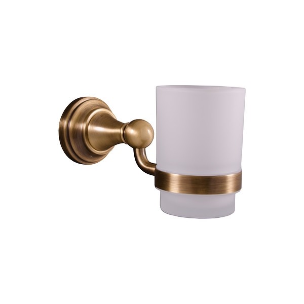 RAV Slezák Slezák Rav Morava Mosaz MKA0201SM - držák kartáčků - sklo