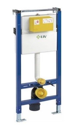 Liv-Fluidmaster LIV-FIX PREMIUM 7522 - modul pro suchou instalaci pro závěsnou WC mísu, do sádrokartonu - 674512