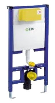 Liv-Fluidmaster LIV-FIX-MEDITERAN 9052 SLIM modul pro suchou instalaci pro závěsnou WC mísu - hloubka modulu jen 9 cm