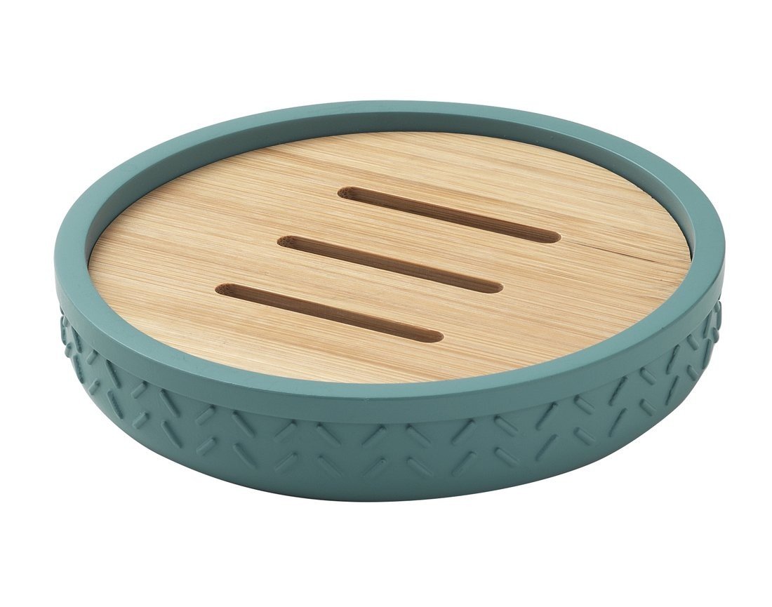 Gedy THEA mýdlenka na postavení, zelená/bambus