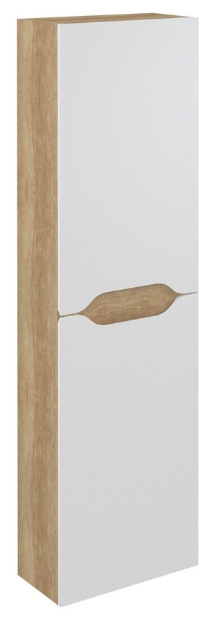 Sapho WAVE skříňka vysoká 40x140x20cm, levá/pravá, bílá/dub alabama
