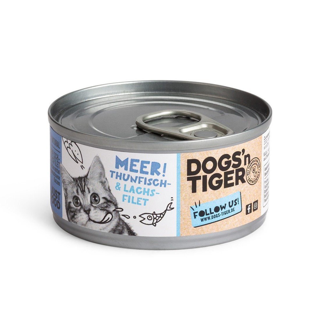 Dogs'n Tiger Meer! filety z tuňáka a lososa 12× 70 g