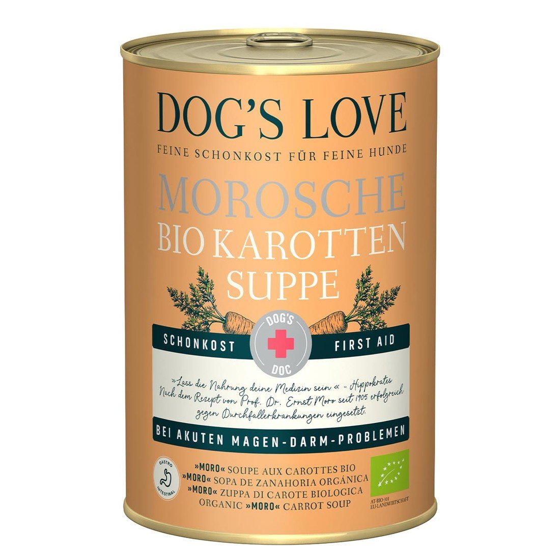 Dog's Love DOC Morosche BIO mrkvová polévka 6 × 400 g