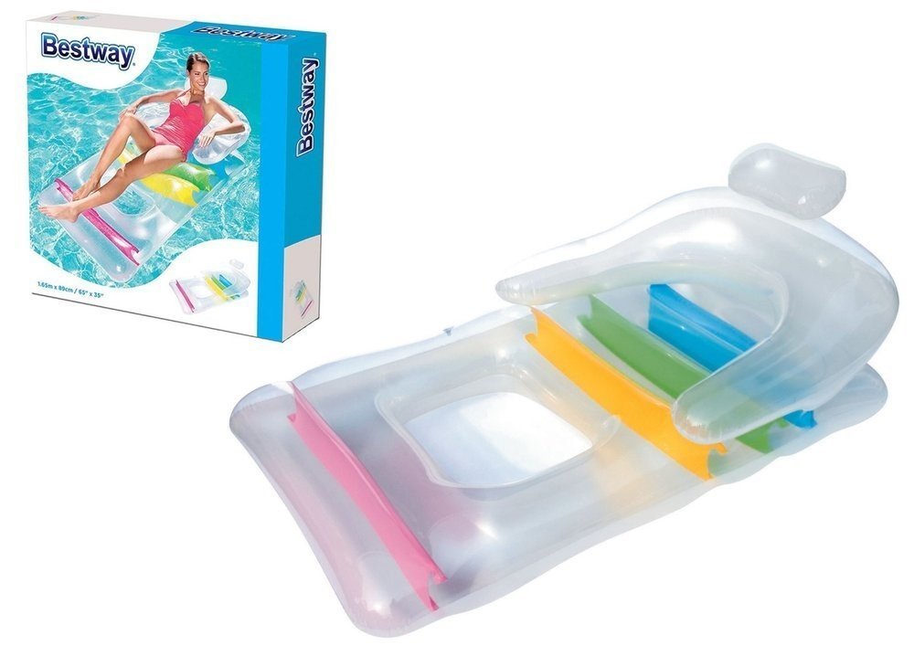 Bestway Nafukovací lehátko Bestway 165x89cm duhové