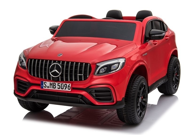 mamido Dětské elektrické autíčko Mercedes GLC 63S 4x4 dvoumístné červené