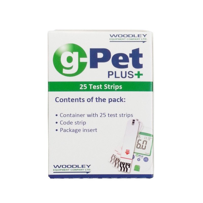 g-Pet Plus Testovací proužky do veterinárního glukometru 25 ks