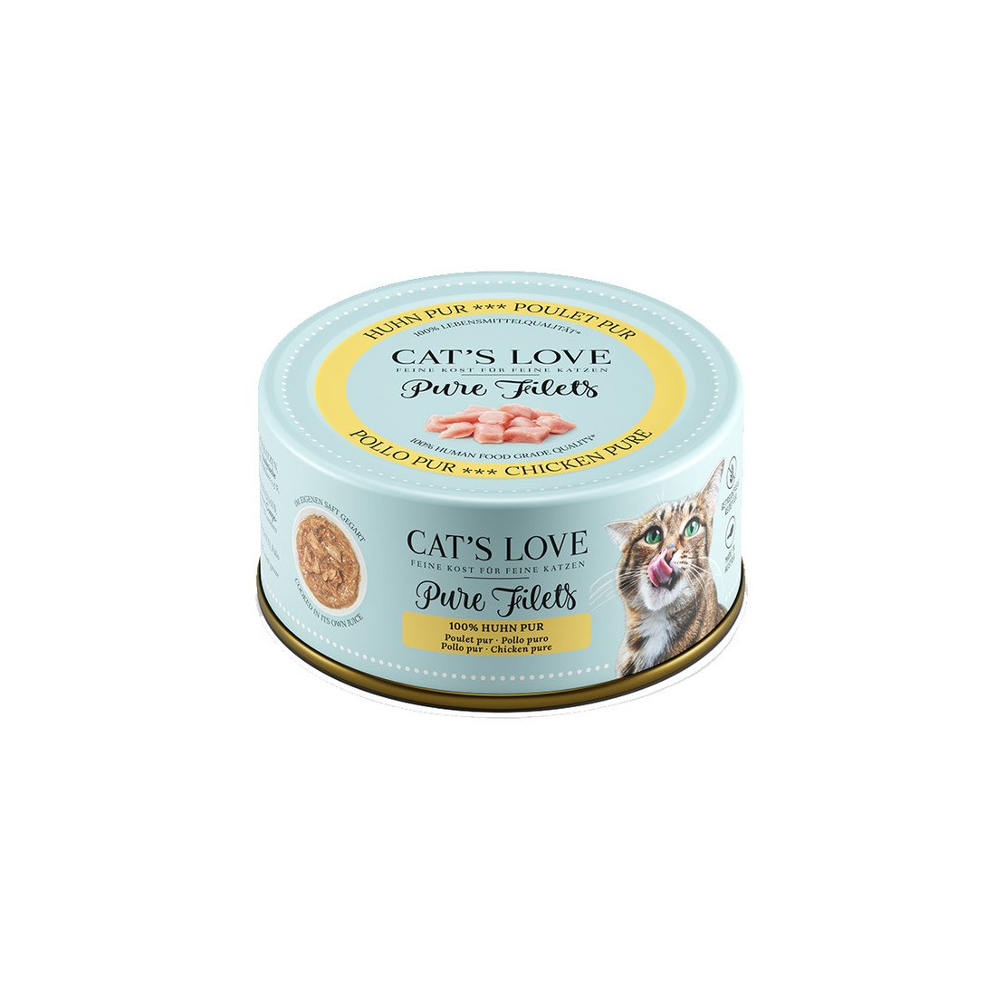 Cat's Love Pure Filets kuře 6× 100 g