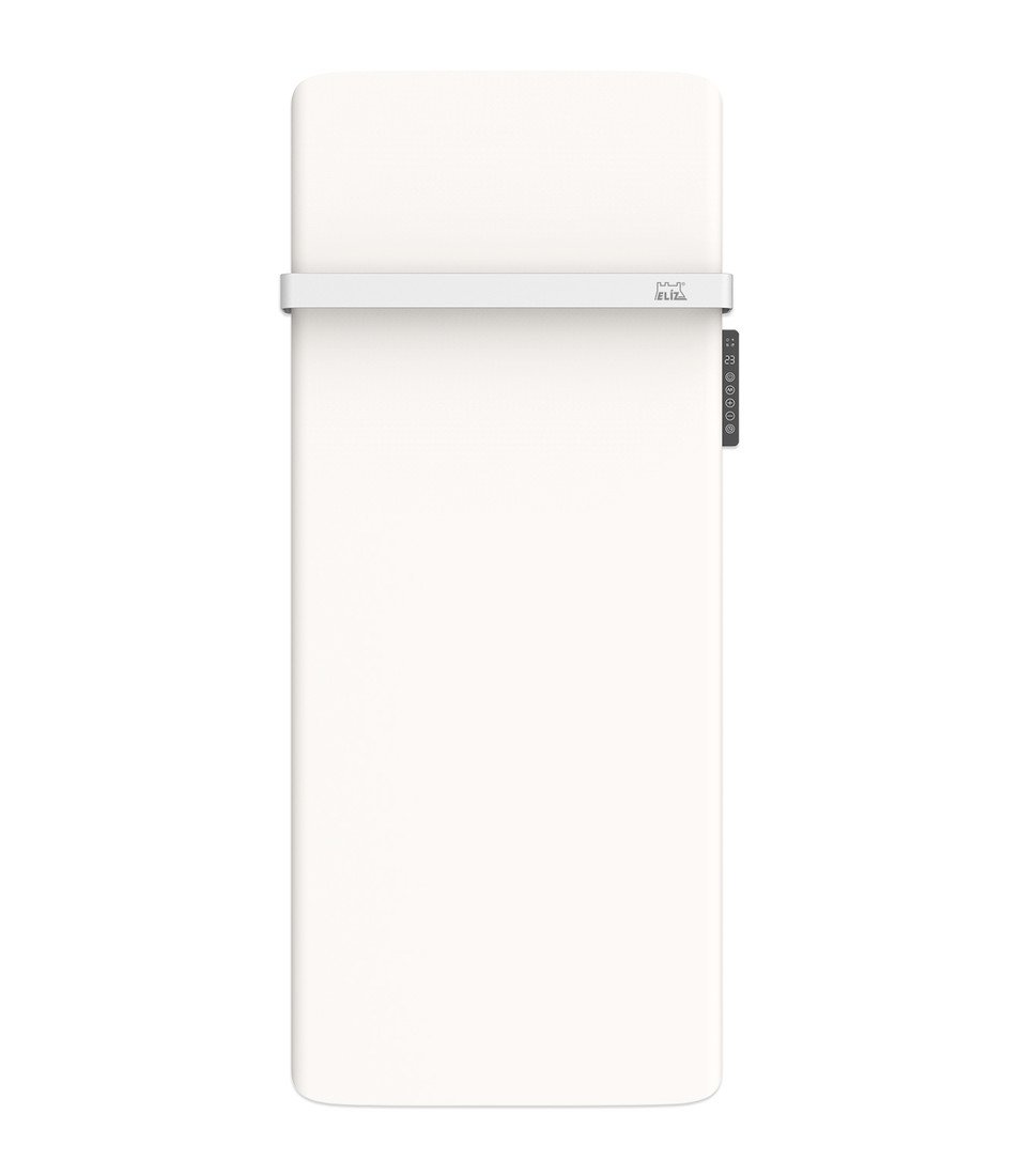 Elektrický nástěnný INFRA panel 48 x 120 cm, příkon 800 W, kovový, elektronické ovládání, sušák na ručníky (Elíz EIH 800 M)