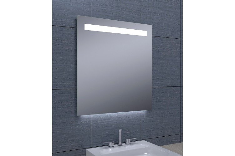 B-eco Zrcadlo Up Down 65 x 60 cm s LED osvětlením a spodním podsvícením