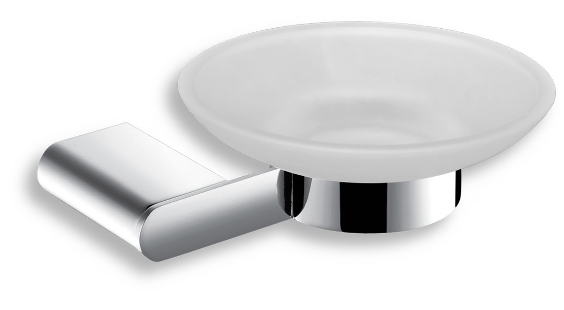 NOVASERVIS Titania NATY 66636,0 mýdlenka skleněná s držákem na zeď