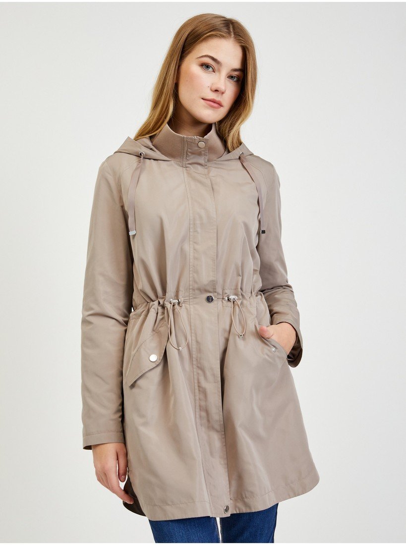 Orsay Světle šedá dámská parka - Dámské