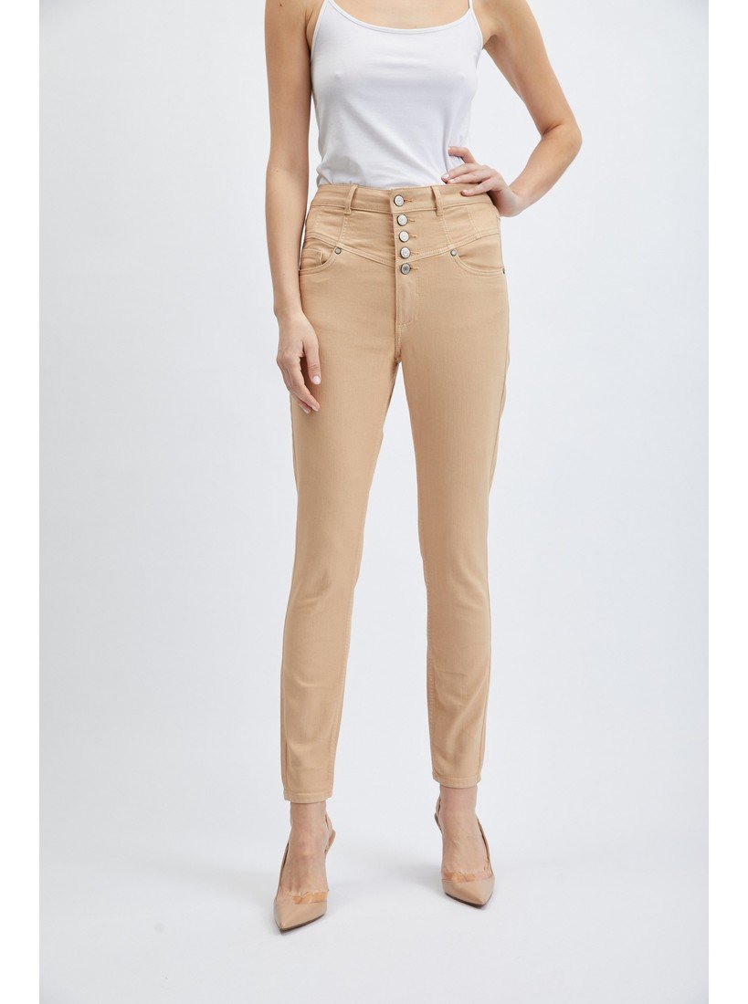 Orsay Béžové dámské skinny fit džíny - Dámské