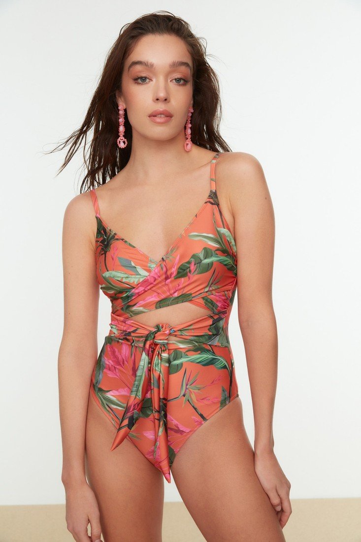 Trendyol Swimsuit - Multicolored - Floral