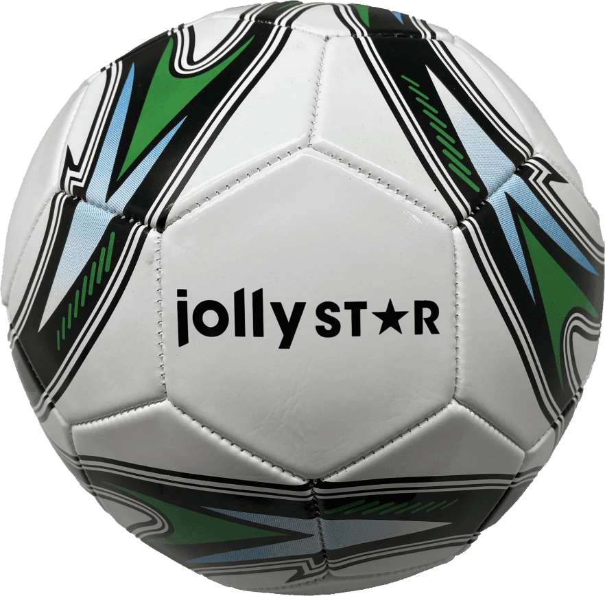 Míč kožený fotbalový Jolly Star Champion velikost č. 5 - Alltoys