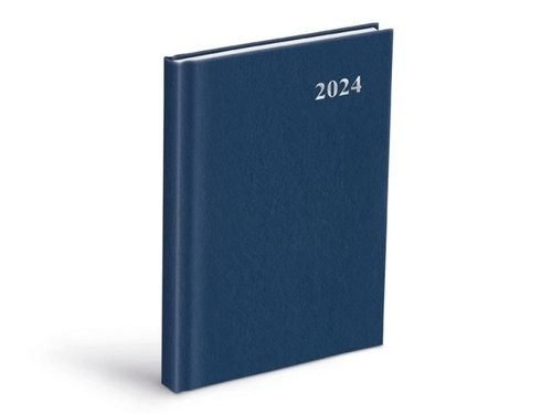 Diář 2024 D801 PVC blue denní