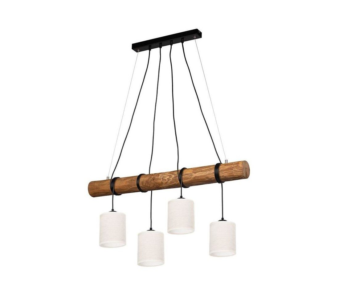 85941404 - Lustr na lanku ULMO 4xE27/25W/230V borovice