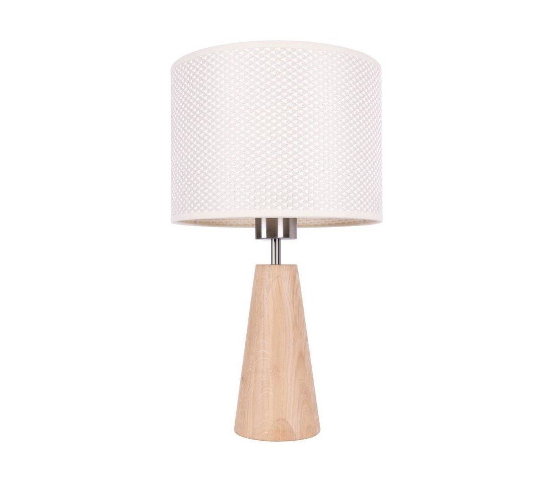 7017403211528 - Stolní lampa MERCEDES 1xE27/40W/230V dub