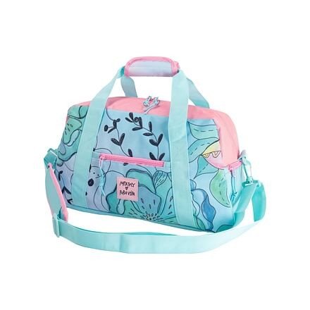 Cestovní taška meatfly x pura vida mavis tyrkysová/růžová 26l