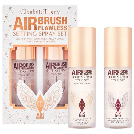 Charlotte Tilbury Sada fixačních sprejů Airbrush Flawless (Setting Spray Set)