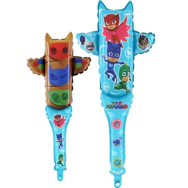 Balónek fóliový Shake Shake PJ Masks 64 cm