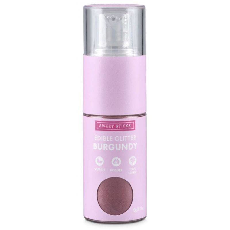 Třpytky v rozprašovači 10g Burgundy - Sweet Sticks