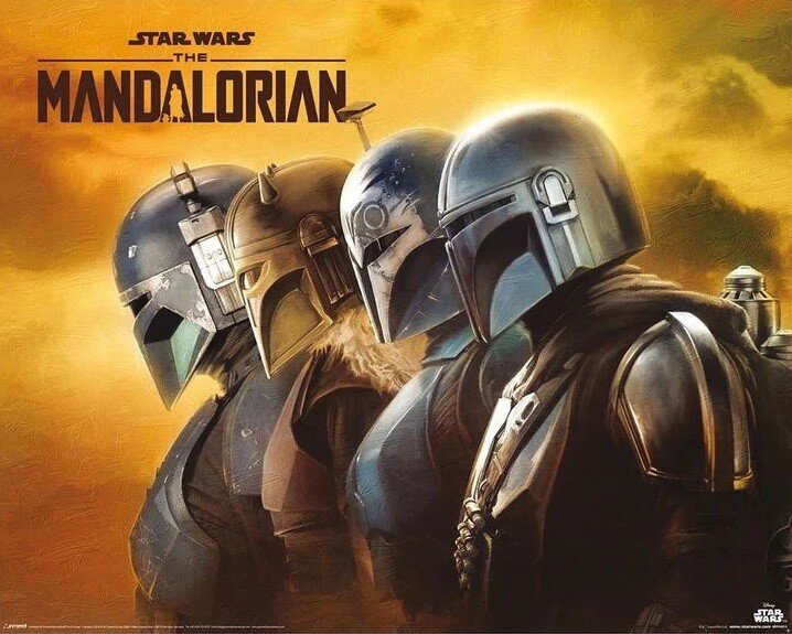 PYRAMID INTERNATIONAL Plakát, Obraz - Star Wars: The Mandalorian S3 - The Mandalorian Creed, (50 x 40 cm)