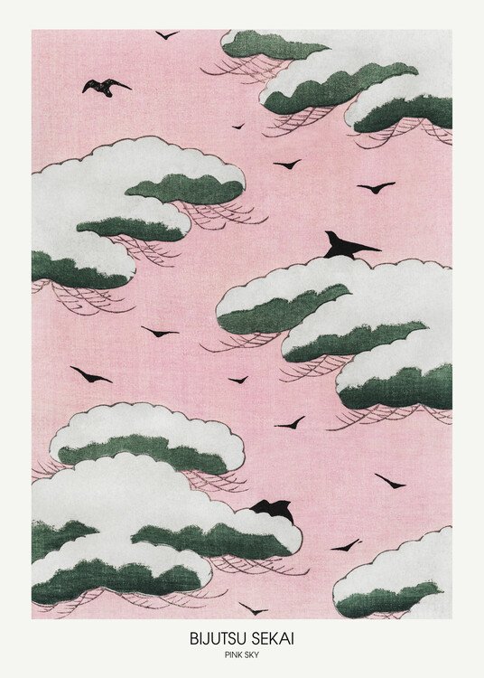 Studio Collection Ilustrace Pink Sky, Studio Collection, (30 x 40 cm)