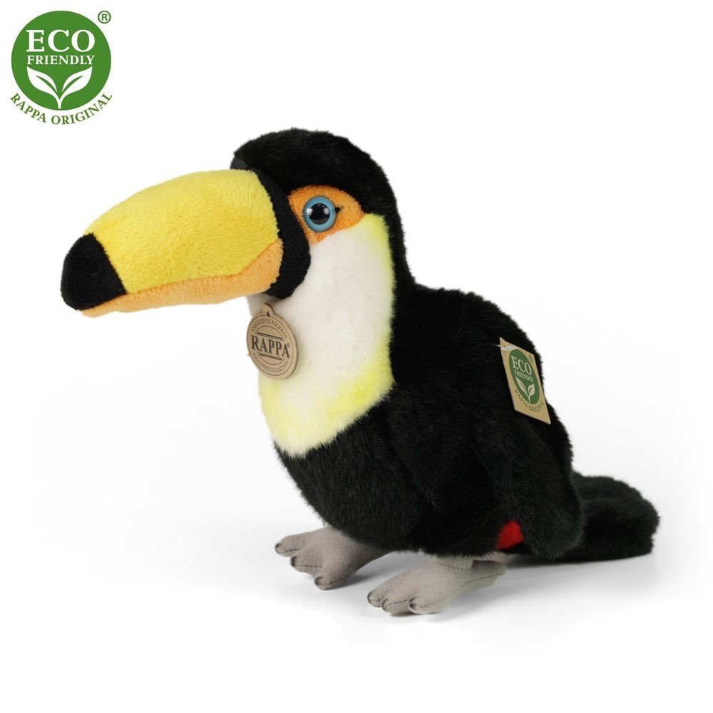 RAPPA Plyšový tukan 23 cm ECO-FRIENDLY