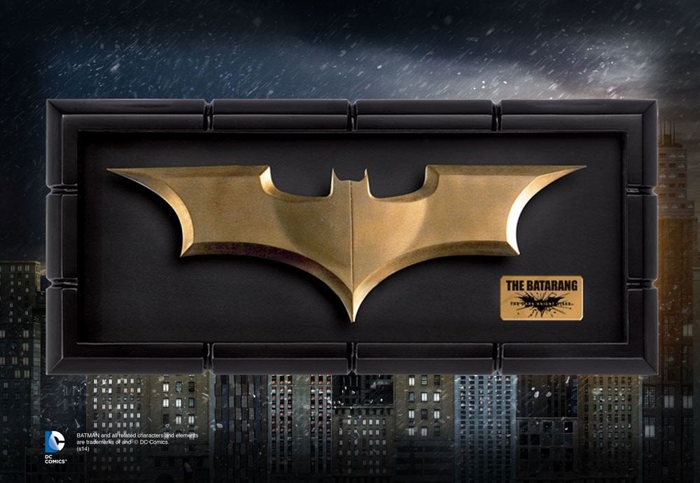Noble Collection | Batman The Dark Knight Rises - Replica 1/1 Batarang 20 cm