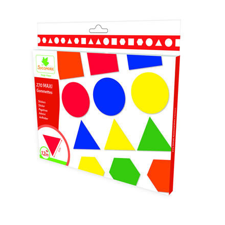 D'arpeje POCKETS maxi samolepky Tvary