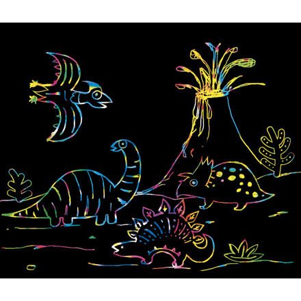 D'arpeje POCKETS škrabací obrázky se šablonami