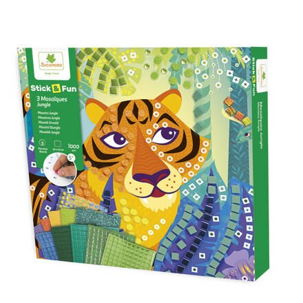 D'arpeje STICK&FUN mozaika 3x Džungle