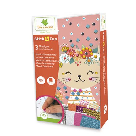 D'arpeje STICK&FUN mozaika 3x Roztomilá zvířátka