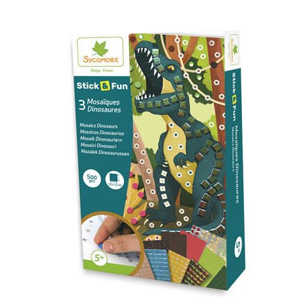 D'arpeje STICK&FUN mozaika 3x Dinosauři