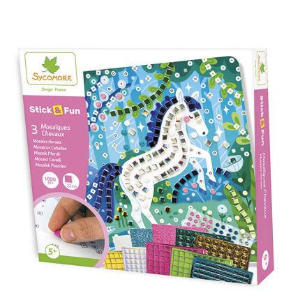 D'arpeje STICK&FUN mozaika 3x Koně
