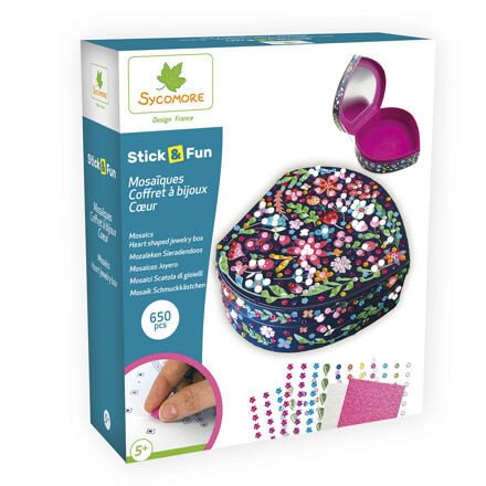 Stick & Fun - šperkovnice ve tvaru srdce