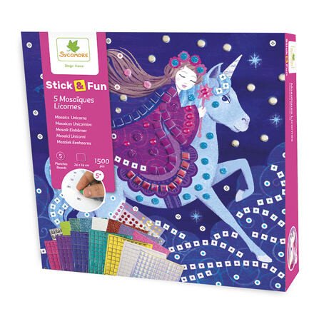 D'arpeje STICK&FUN mozaika 5x Jednorožec