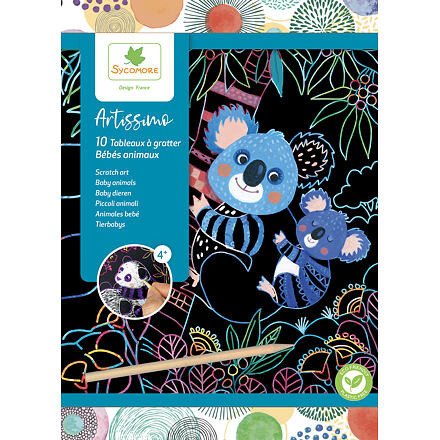 D'arpeje ARTISSIMO škrabací obrázky Mláďata