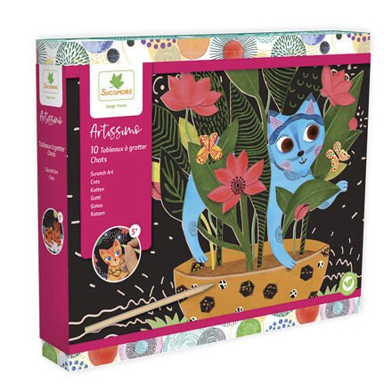 D'arpeje ARTISSIMO škrabací obrázky Kočky