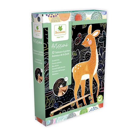 D'arpeje ARTISSIMO škrabací obrázky Lesní zvířata