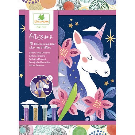 D'arpeje ARTISSIMO pískování glitrové Jednorožci