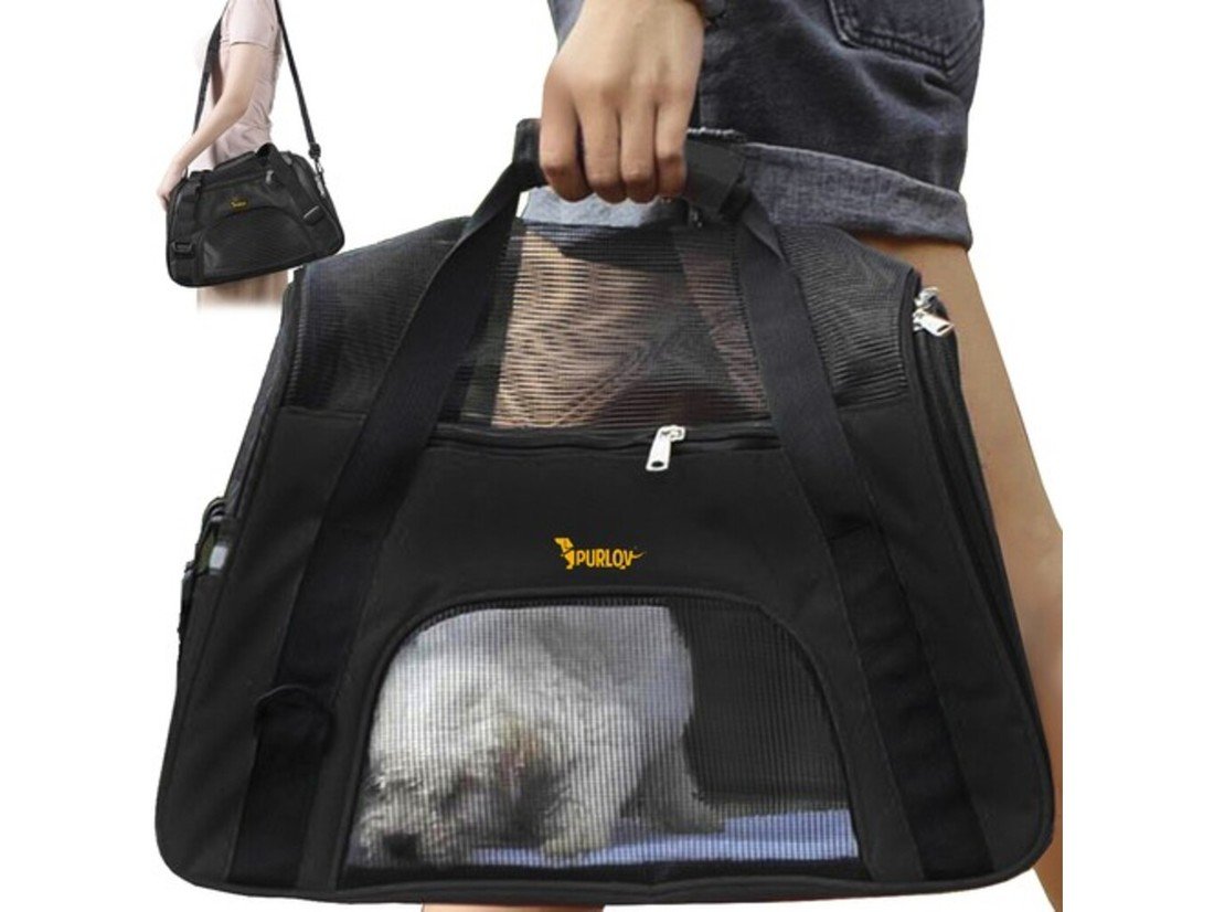 ISO Přepravní taška pro zvířata 50 x 30 x 25 cm černá