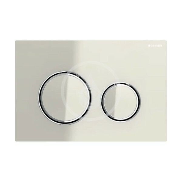 GEBERIT Sigma21 Ovládací tlačítko splachování, chrom/pískově šedá 115.884.JL.1